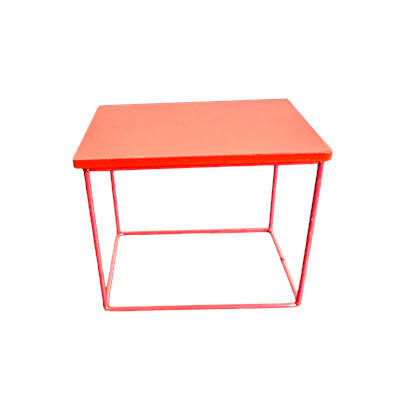 Iron Wood Rectangular Suport S Red