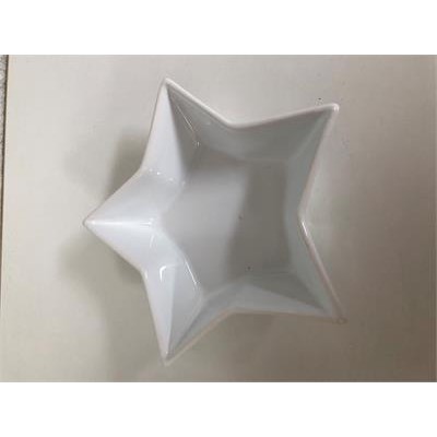 Ceramic Star White Little Tray 
