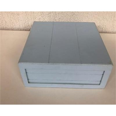 MDF Square Height Box Light Blue